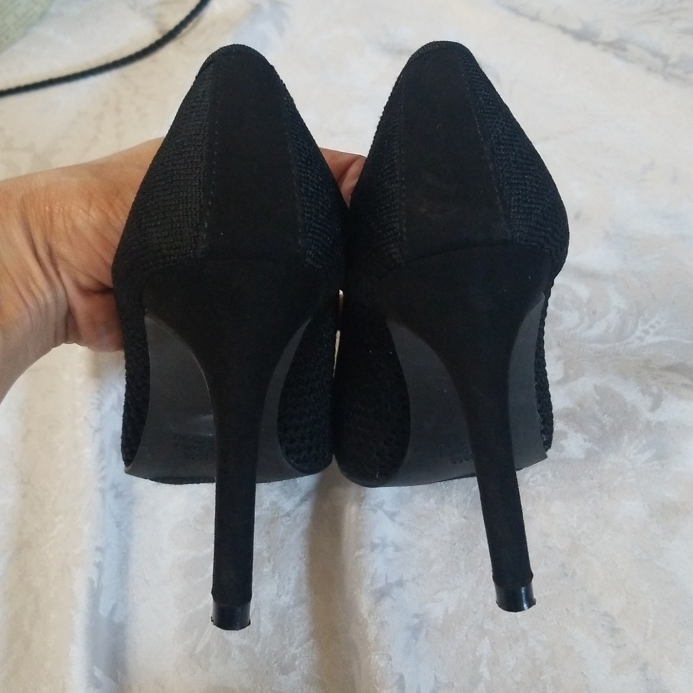 Cute Black Stiletto Heels NWOT - Picture 7 of 8